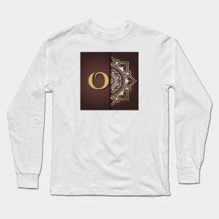 O – Mandala Monogram Long Sleeve T-Shirt